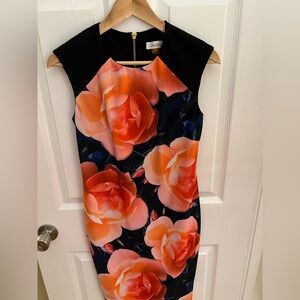 Floral sheath dress